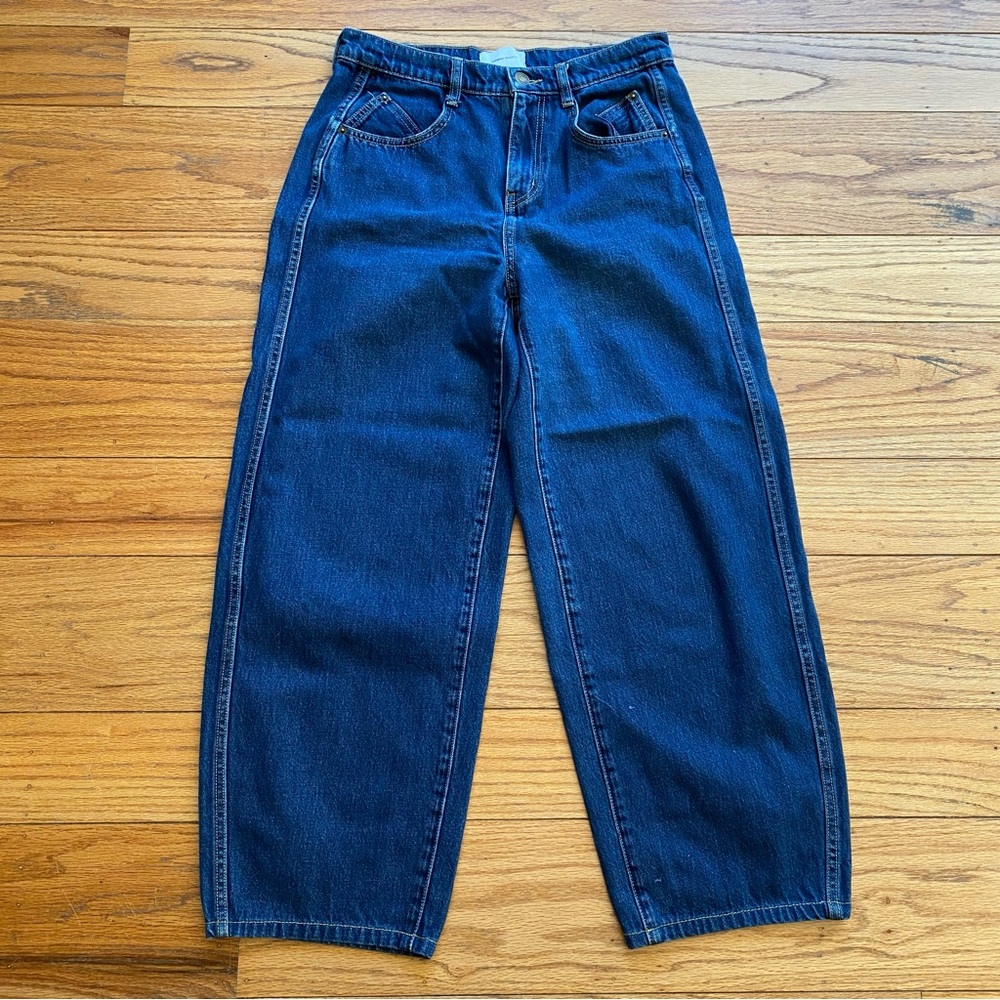 Current Elliott Wide Leg Baggy Blue Jeans women’s 29
